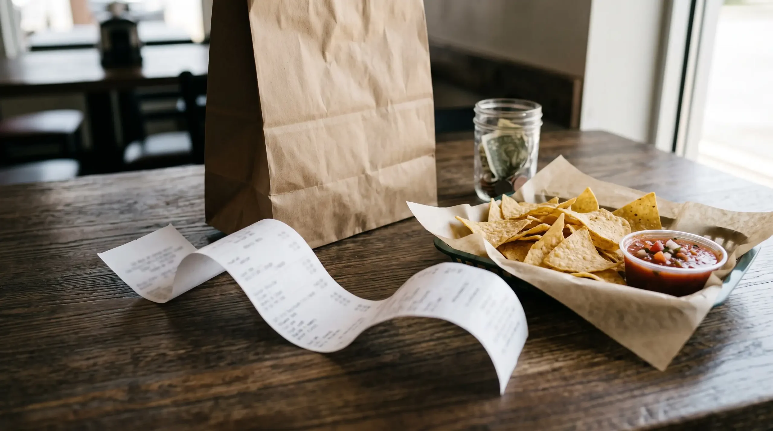 Catering receipt delivery chips tip.webp